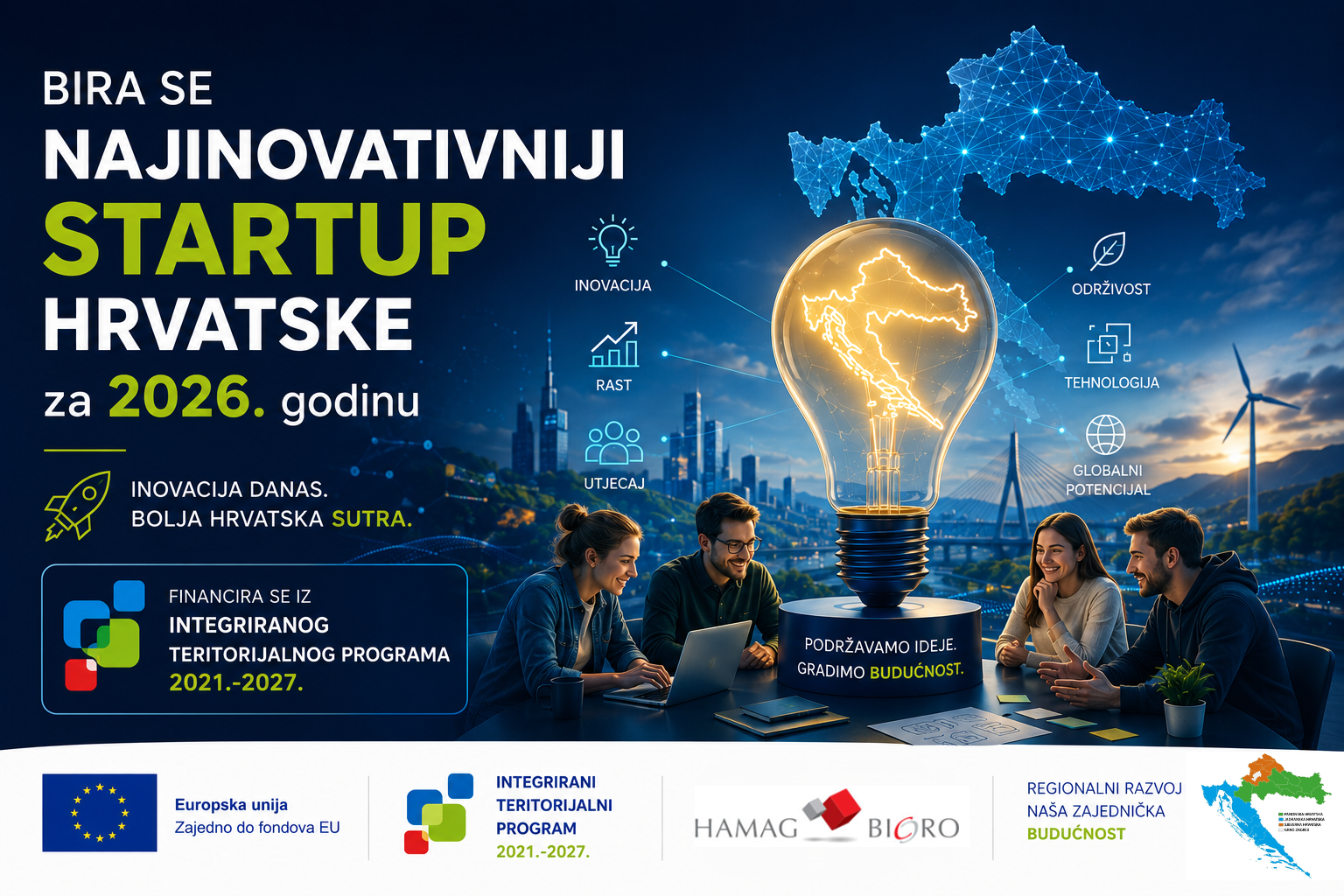 HAMAG-BICRO bira najinovativniji startup Hrvatske za 2026. godinu